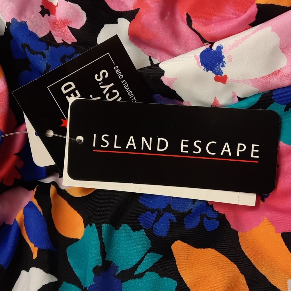 NWT, Island Escape Tellulah Floral Tankini Swim Top - Picture 7 of 9